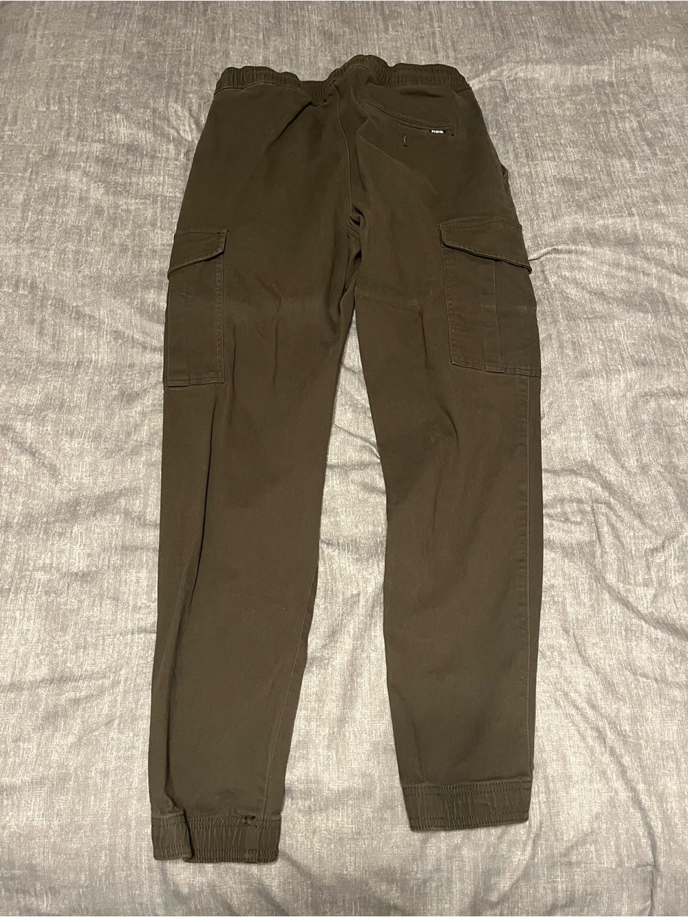 RSQ Men's Cargo Joggers in Tan, Olive & Khaki - Picture 6 of 8